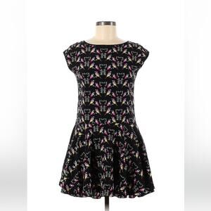 Ce Ce by Cynthia Steffe bird print drop waist dress, size 2 p